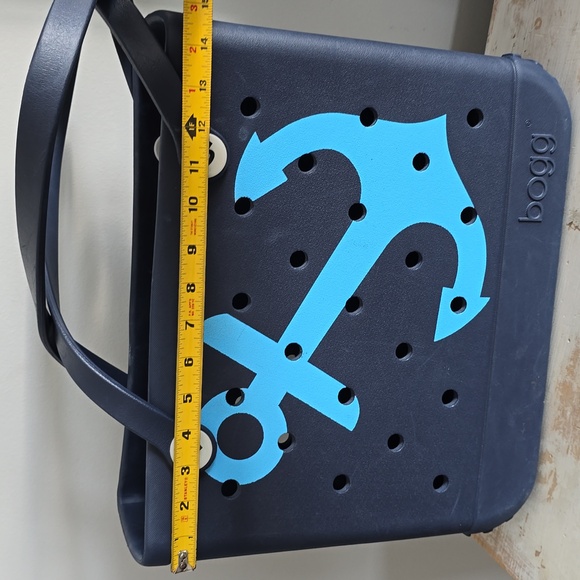 Baby (Medium) Bogg Bag Navy With Anchor - Picture 11 of 12